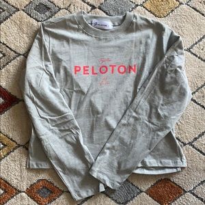 Peloton cropped slit long sleeve